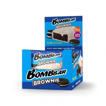 Печенье глазированное Бомббар Брауни Печенье-крем, 50г