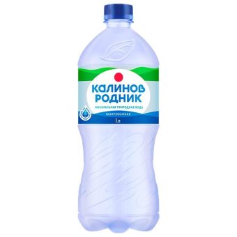 Вода Калинов Родник артезианская газированная, 1 л