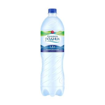 Вода Калинов Родник артезианская газированная, пластиковая бутылка, 1.5 л