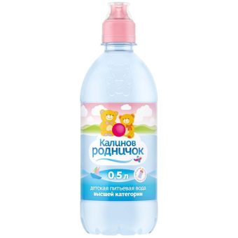 Вода Калинов Родничок детская, 0.5 л