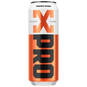 Лимонад XPRO Tropic Rush, сильногаз., жестяная банка, 450 мл