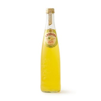 Лимонад Калинов Винтажный Дыня, стеклянная бутылка, 500 мл