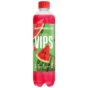 Лимонад VIPs Арбуз, пластиковая бутылка, 500 мл