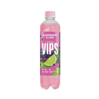 Лимонад VIPs Лайм-Бузина, пластиковая бутылка, 500 мл