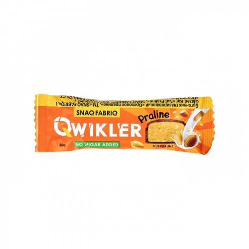 Батончик шоколадный Бомббар глазированный ореховое пралине, 35г