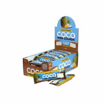 Батончик шоколадный Бомббар глазированный ананас, 40г