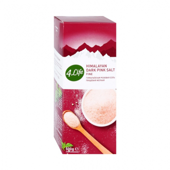 Соль 4Лайф Гималайская розовая мелкая, 500г