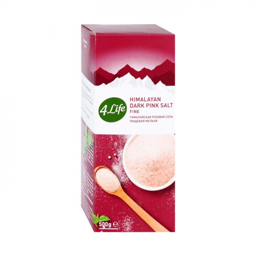 Соль 4Лайф Гималайская розовая мелкая, 500г