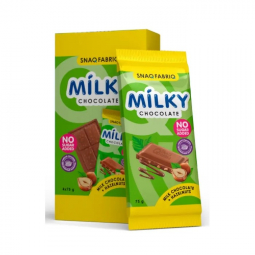 Шоколад Бомббар молочный с фундуком, 75г