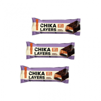 Батончик шоколадный Бомббар пятислойный хрустящее печенье с двойным шоколадом, 60г