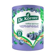 Хлебцы Dr.Korner злаковый коктейль черничные хрустящие, 100г