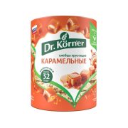 Хлебцы Dr.Korner Кукурузно-рисовые карамельные, 90г