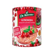 Хлебцы Dr.Korner кукурузно-рисовые с клюквой, 90г