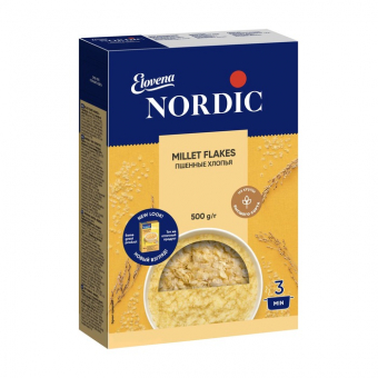 Хлопья Нордик Пшенные, 500г