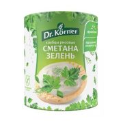 Хлебцы Dr.Korner рисовые со сметаной и зеленью, 80г