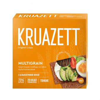 Хлебцы Круазетт тонкие мультизлаковые, 200г