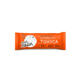 Батончик БиоИнновации Леовит Апельсин для тонуса, 25г