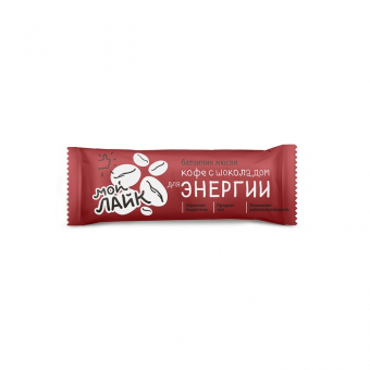 Батончик БиоИнновации Леовит Кофе с шоколадом для энергии, 25г