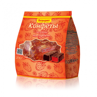 Печенье Петродиет сдобное на фруктозе со стевией Курабье с шоколадной начинкой, 220г