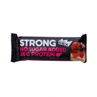 Батончик Протеин Рекс протеиновый стронг ягодный пай, 100г