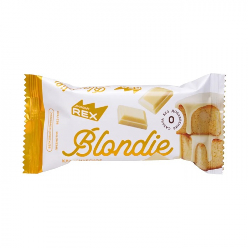 Пирожное протеиновое Протеин Рекс Блонди Классическое, 50г