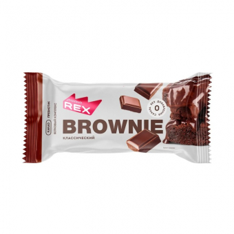 Пирожное протеиновое Брауни Протеин Рекс Классическое, 50г