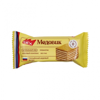 Пирожное протеиновое Медовик (Вокруг света) Протеин Рекс, 40г
