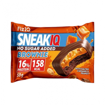 Печенье протеиновое Содж Физик Снекайкью с солёной карамелью и арахисом, 50г