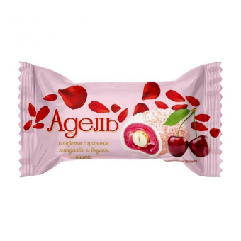 Конфеты Акконд Адель с целым миндалём и вкусом вишни, 150г