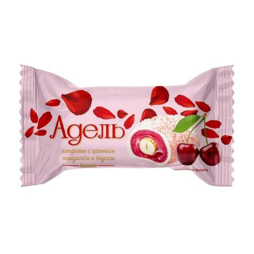 Конфеты Акконд Адель с целым миндалём и вкусом вишни, 150г