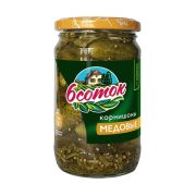 Корнишоны медовые Помидорка Шесть соток, 0.35 л