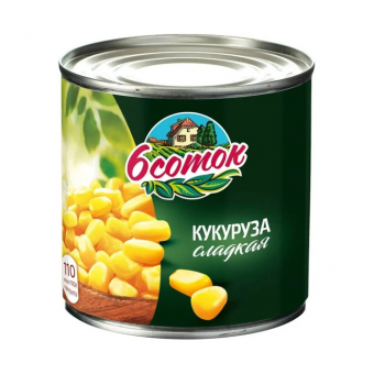 Кукуруза Шесть соток, 425мл