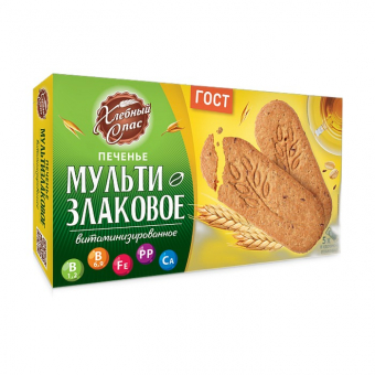 Печенье мультизлаковое Диал-К витаминизированное, 200г