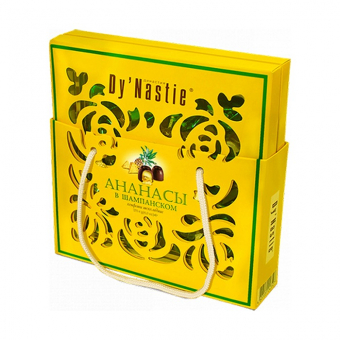 Конфеты ананас Династия в шампанском, 170г