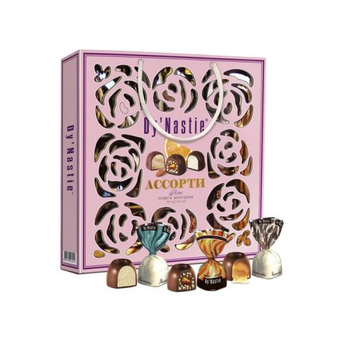 Конфеты шоколадные ассорти Династия Роза, 170г