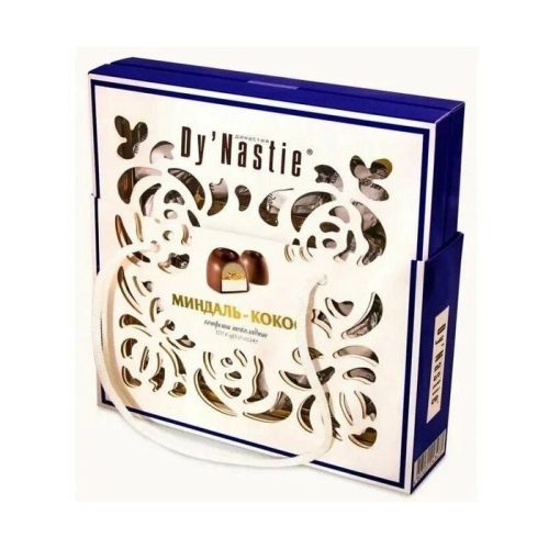 Конфеты Династия Элеганс с миндалём и кокосом, 205г