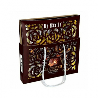 Конфеты Династия Ассорти с орехами в шоколаде, 210г