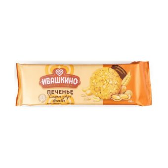 Печенье Ивашкино Сладкое утро ореховое, 190г