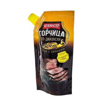 Горчица Кухмастер столовая По-Дижонски, 140г