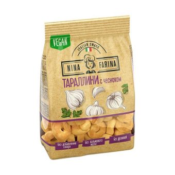 Тараллини КДВ Нина Фарина с чесноком, 180г