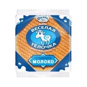 Вафли КИО Веселая телочка со сгущённым молоком, 150г