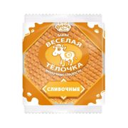 Вафли КИО Веселая телочка со сливками, 150г