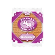 Вафли КИО Веселая телочка творожные, 150г