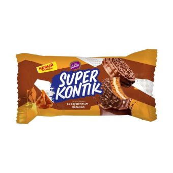 Печенье-сэндвич Конти Супер-Контик сгущенное молоко, 100г