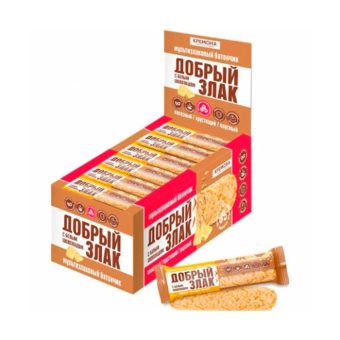 Батончик мультизлаковый Конфитой Добрый Злак с белым шоколадом, 19г