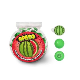 Жевательный мармелад Конфитой Гамми фрут с начинкой вкус арбуз, 12г