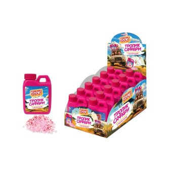 Жевательная резинка Конфитой Гамми Фрут Тропик сафари с кислой пудрой в баночке, 55г