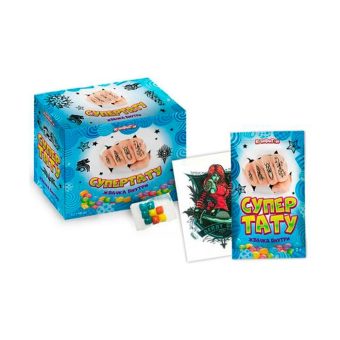 Жевательная резинка Конфитой с тату Супертату, 2г