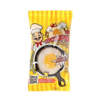 Желе Конфитой Прожарка в виде яичницы со взрывной карамелью, 26г