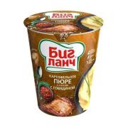 Картофельное пюре быстрого приготовления БигЛанч с соусом с говядиной, 50г